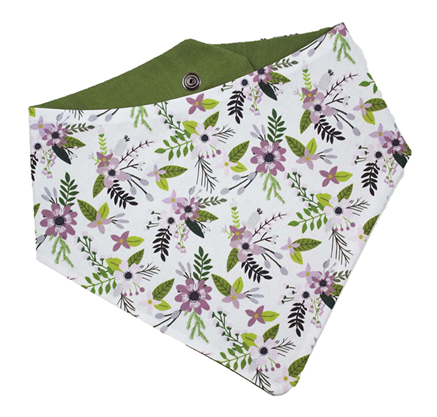 green floral bandana